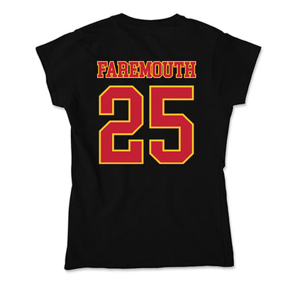 Ferris State - NCAA Men's Ice Hockey : Zach Faremouth - Soft Style Women’s T-Shirt-1