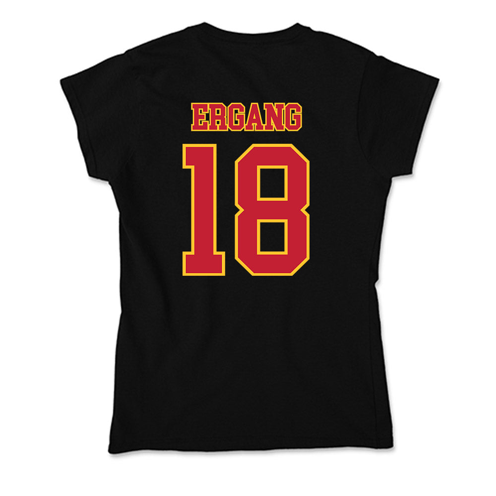 Ferris State - NCAA Men's Ice Hockey : Kaleb Ergang - Soft Style Women’s T-Shirt-1