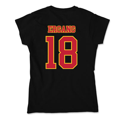 Ferris State - NCAA Men's Ice Hockey : Kaleb Ergang - Soft Style Women’s T-Shirt-1