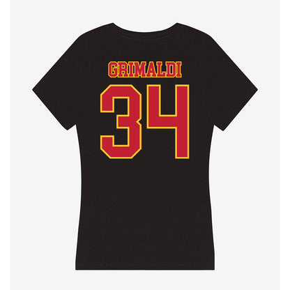 Ferris State - NCAA Men's Ice Hockey : Nick Grimaldi - Women's V-Neck T-Shirt-1