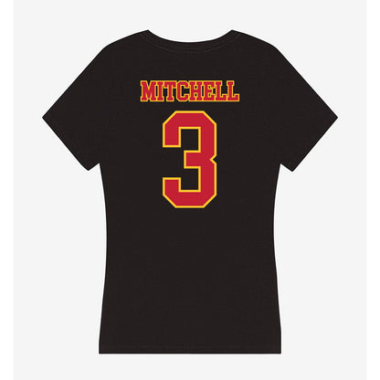 Ferris State - NCAA Women's Basketball : Mara Mitchell - Women's V-Neck T-Shirt-1