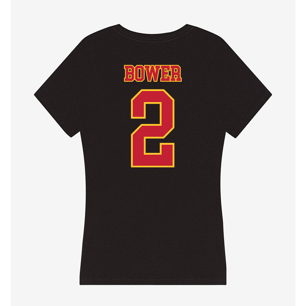 Ferris State - NCAA Football : Wyatt Bower - Women's V-Neck T-Shirt-1