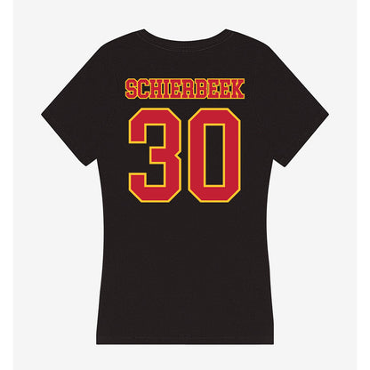 Ferris State - NCAA Women's Basketball : Emma Schierbeek - Women's V-Neck T-Shirt-1