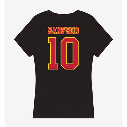 Ferris State - NCAA Women's Soccer : Grace Sampson - Women's V-Neck T-Shirt-1
