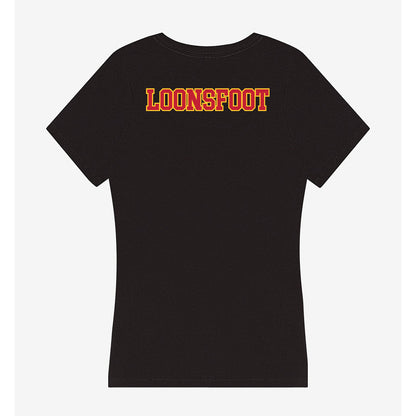 Ferris State - STUNT : Lauren Loonsfoot - Women's V-Neck T-Shirt-1