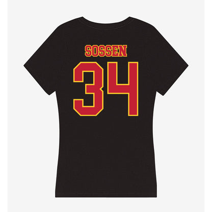 Ferris State - NCAA Football : Finn Sossen - Women's V-Neck T-Shirt-1