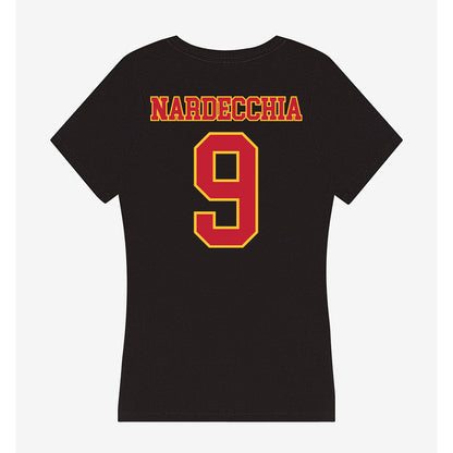 Ferris State - NCAA Men's Ice Hockey : Nick Nardecchia - Women's V-Neck T-Shirt-1