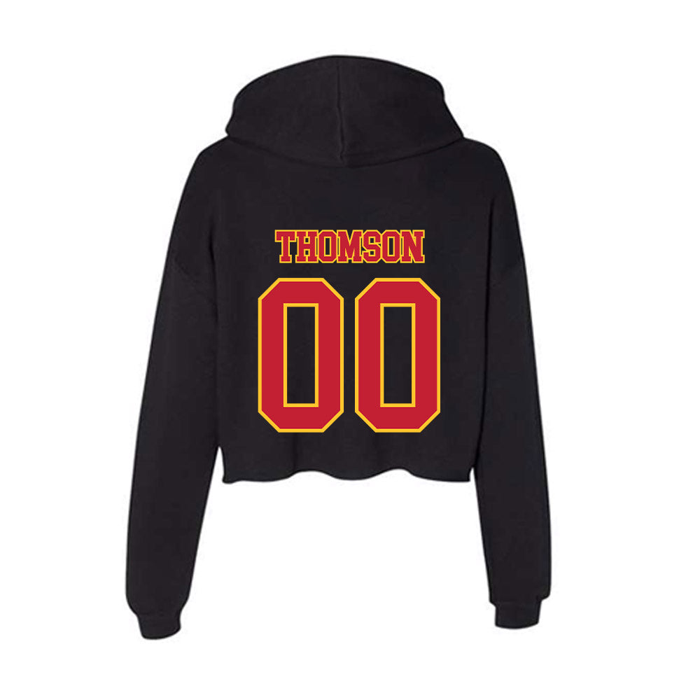 Ferris State - STUNT : Faith Thomson - Women's Crop Fleece Hoodie-1