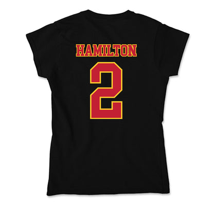 Ferris State - NCAA Men's Basketball : Tyler Hamilton - Soft Style Women’s T-Shirt-1