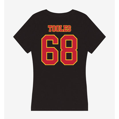 Ferris State - NCAA Football : Jordan Tooles - Women's V-Neck T-Shirt-1