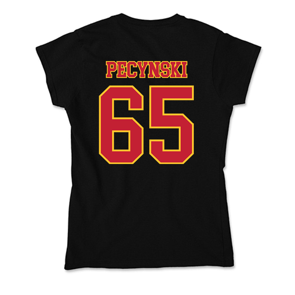 Ferris State - NCAA Football : Cory Pecynski - Soft Style Women’s T-Shirt-1