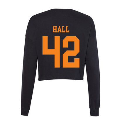 UTEP - NCAA Football : Jake Hall - Women's Cropped Crew Fleece-1