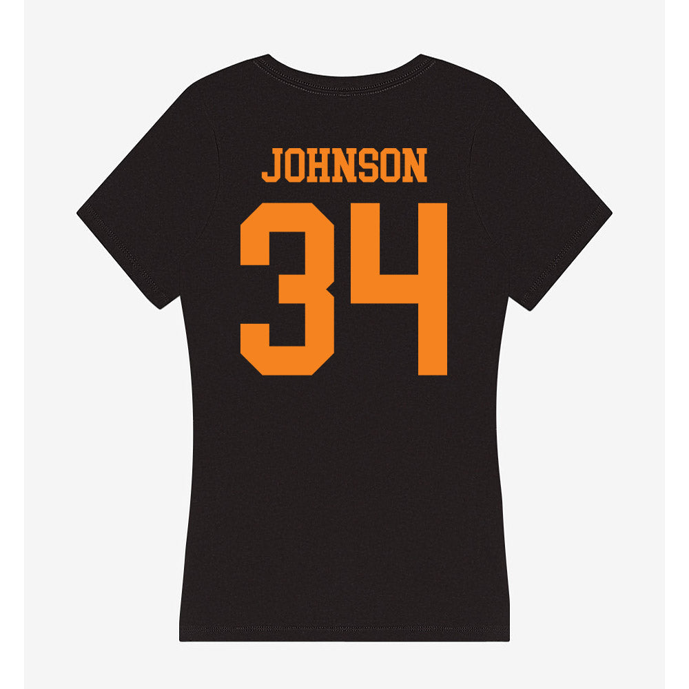 UTEP - NCAA Football : Xavier Johnson - Women's V-Neck T-Shirt-1