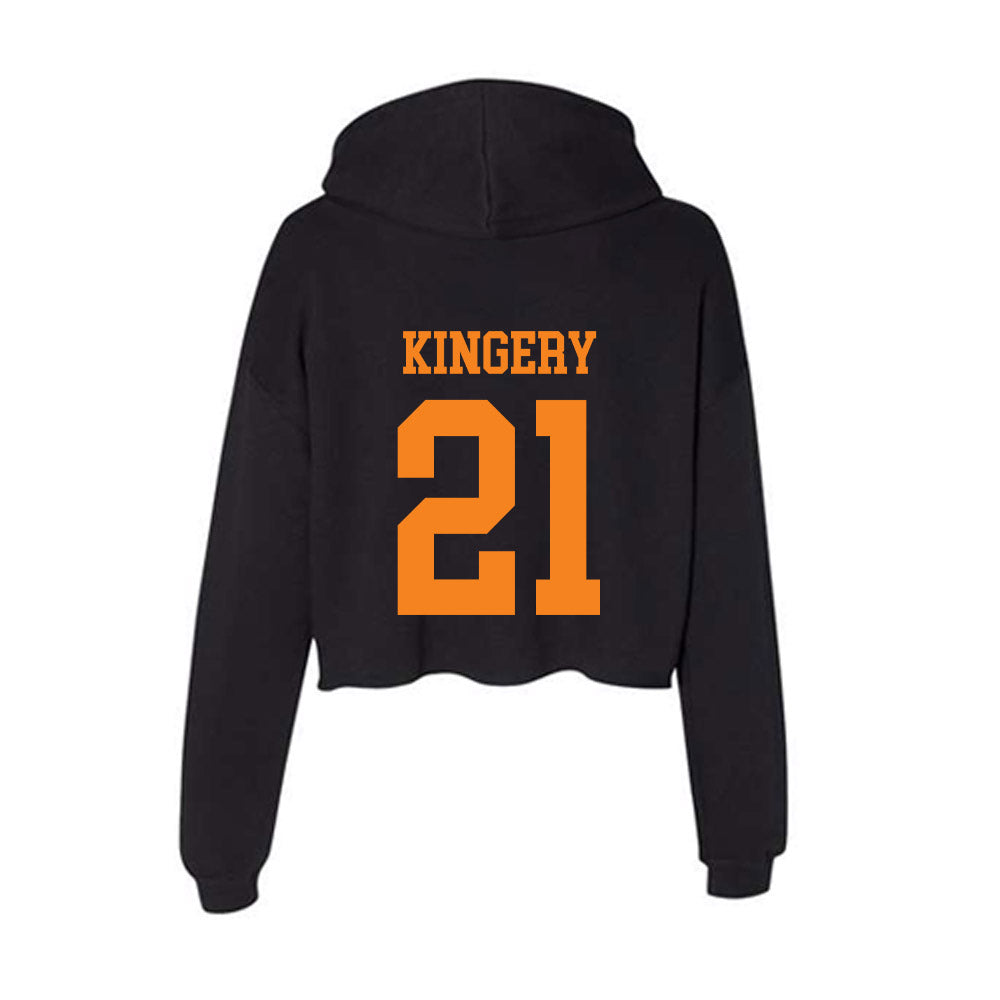 UTEP - NCAA Softball : Olivia Kingery - Women's Crop Fleece Hoodie-1