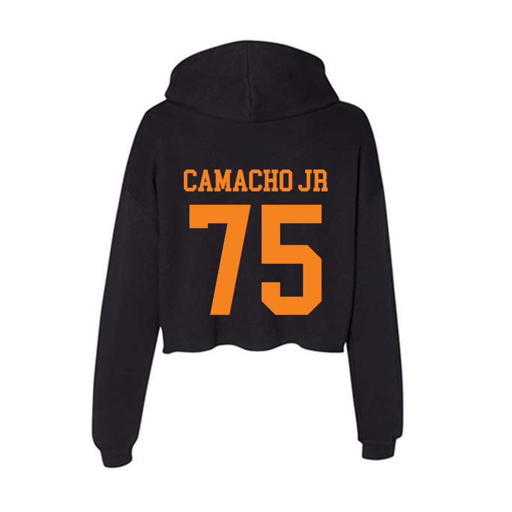 UTEP - NCAA Football : Juan Camacho Jr - Women's Crop Fleece Hoodie-1