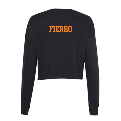 UTEP - NCAA Women's Track & Field : Lizbeth Fierro - Women's Cropped Crew Fleece-1