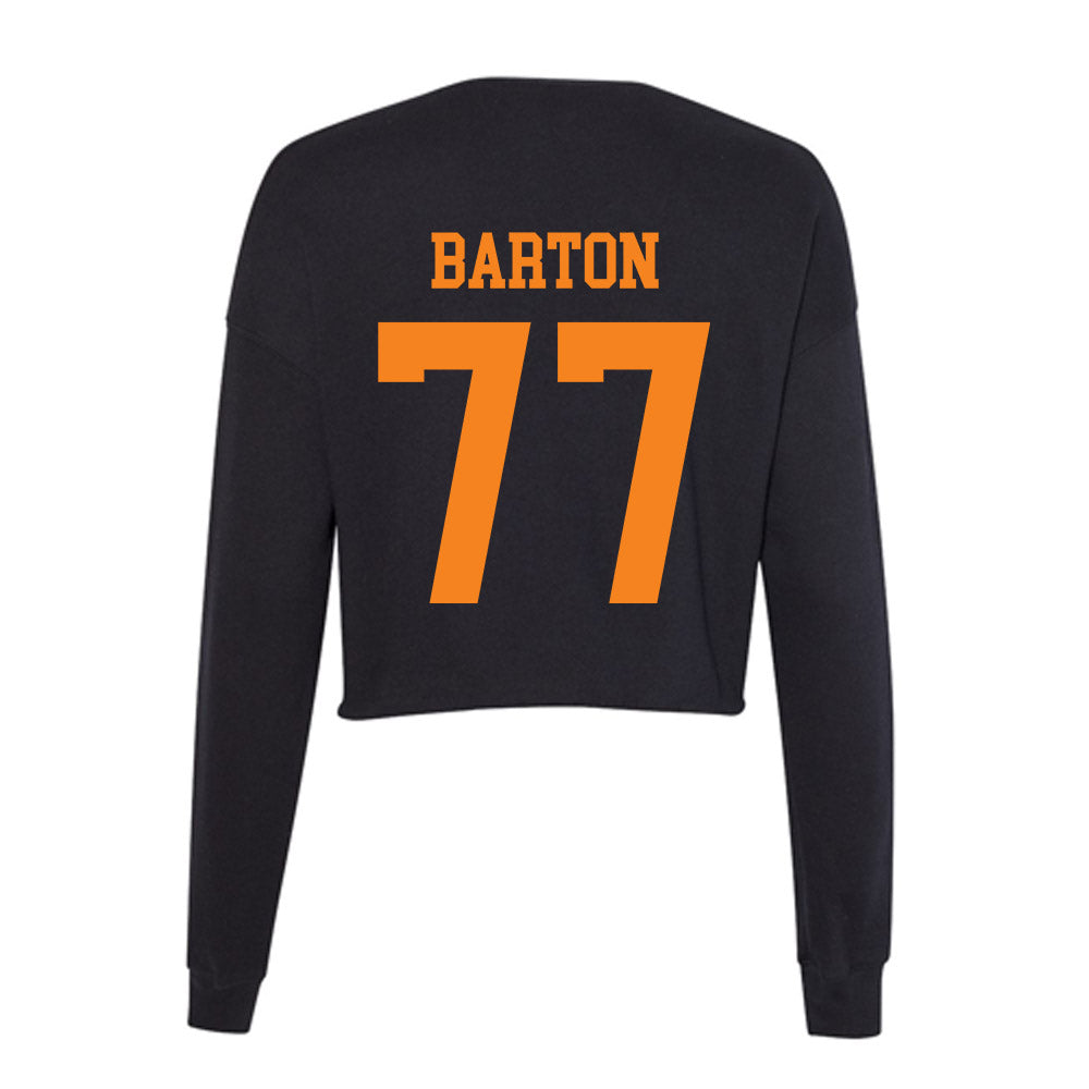 UTEP - NCAA Football : Andre Barton - Women's Cropped Crew Fleece-1