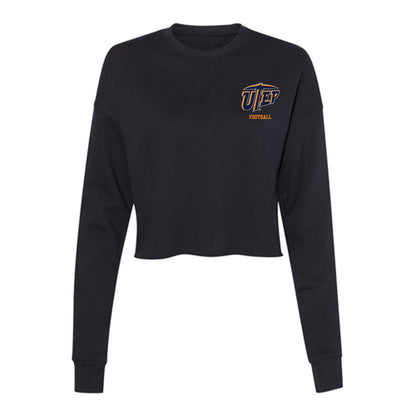 UTEP - NCAA Football : Chad Warner - Women's Cropped Crew Fleece-0