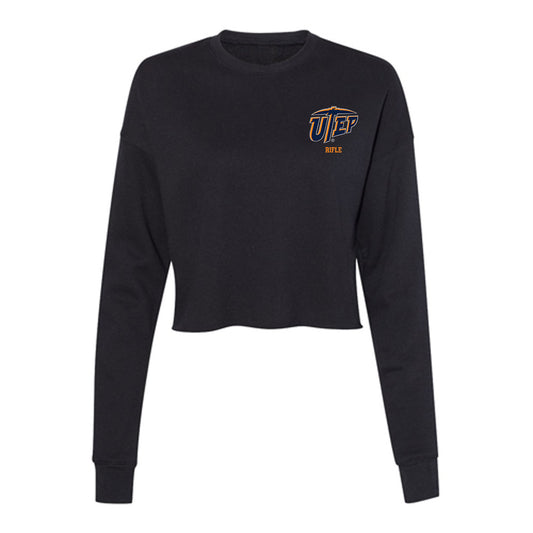 UTEP - NCAA Rifle : Xan Keel - Women's Cropped Crew Fleece-0