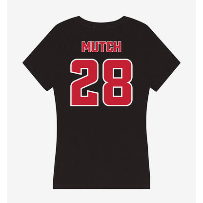DU - NCAA Women's Lacrosse : Karleigh Mutch - Women's V-Neck T-Shirt-1