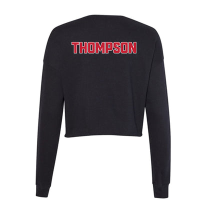 DU - NCAA Women's Gymnastics : Abbie Thompson - Women's Cropped Crew Fleece-1