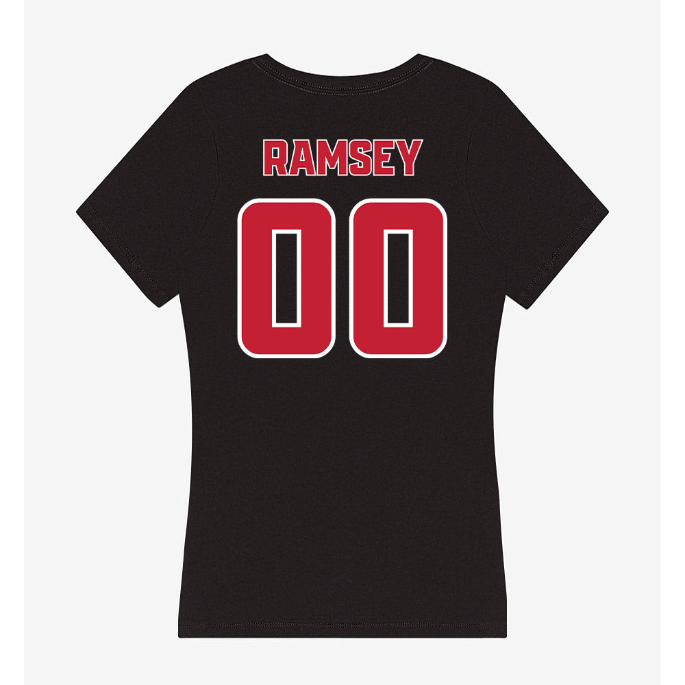 DU - NCAA Men's Lacrosse : Grant Ramsey - Women's V-Neck T-Shirt-1