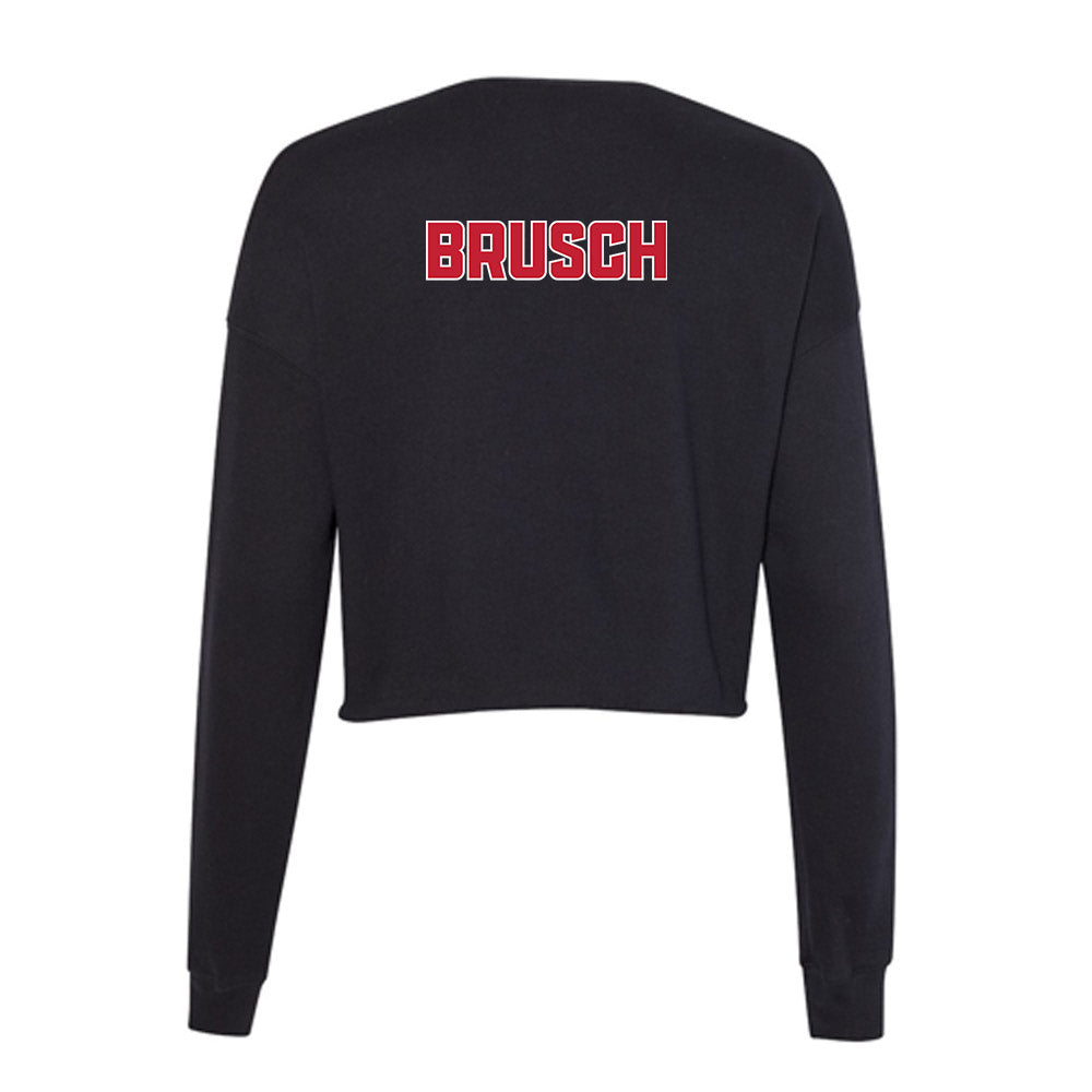 DU - NCAA Women's Gymnastics : Mila Brusch - Women's Cropped Crew Fleece-1