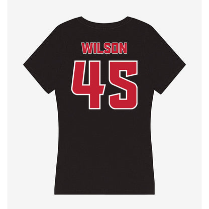 DU - NCAA Women's Lacrosse : Raegan Wilson - Women's V-Neck T-Shirt-1
