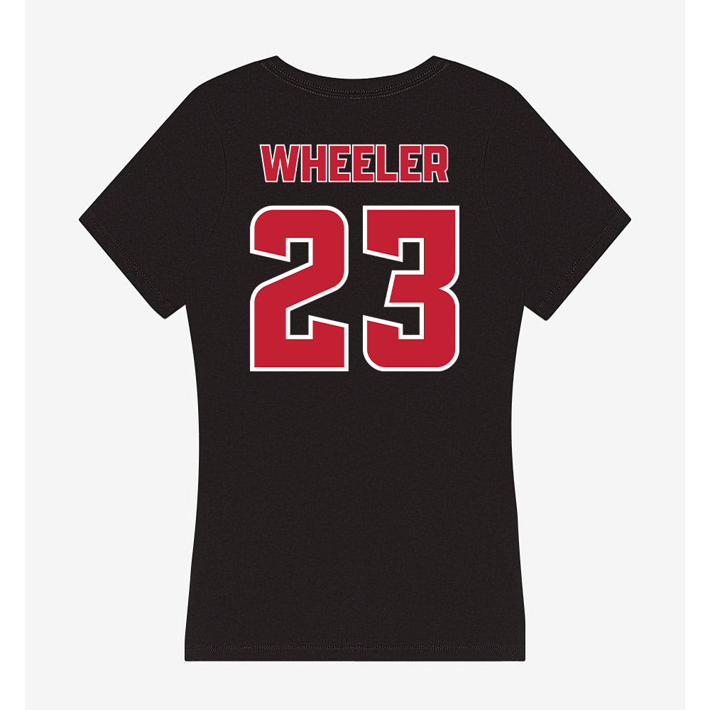 DU - NCAA Men's Soccer : Blake Wheeler - Women's V-Neck T-Shirt-1