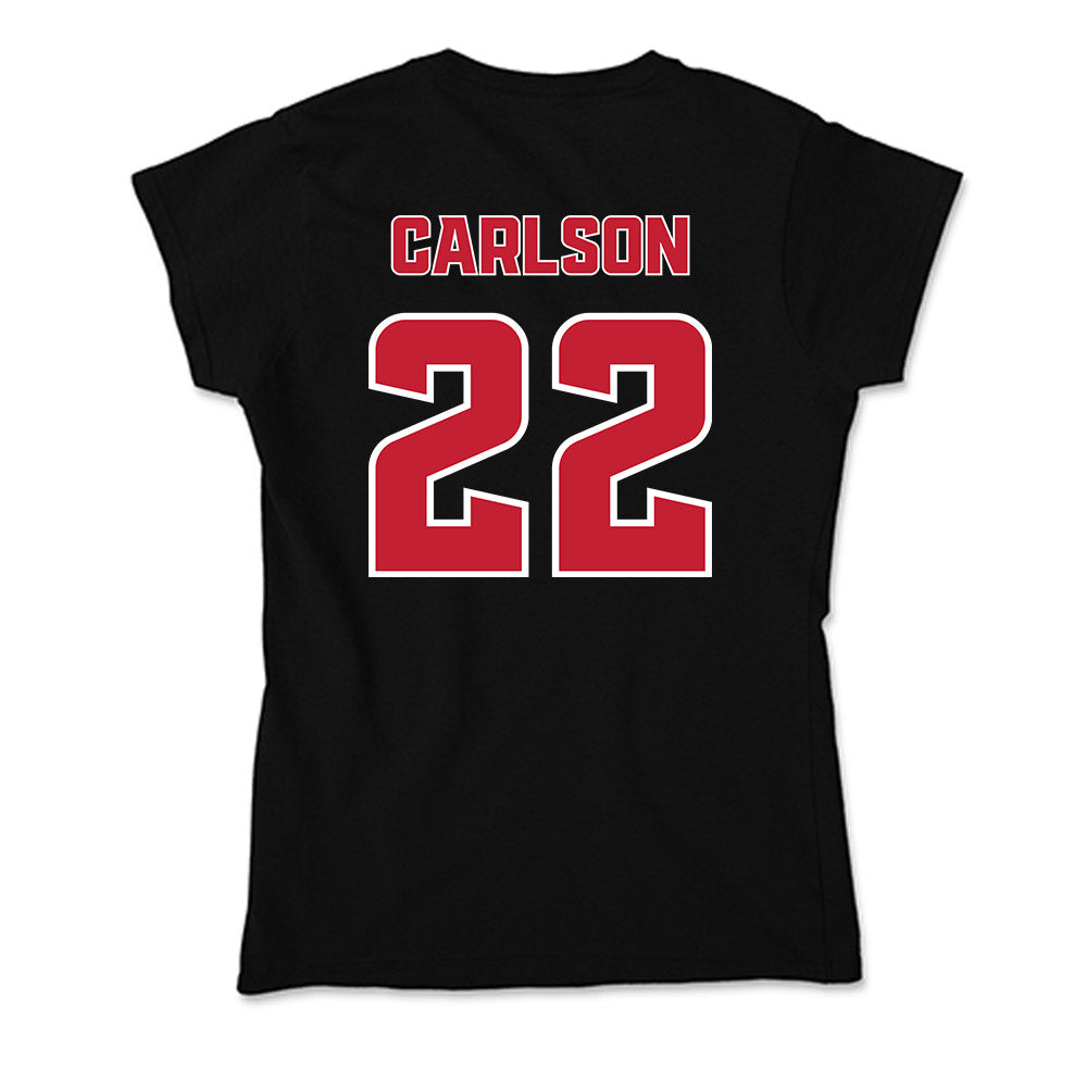 DU - NCAA Men's Soccer : Kai Carlson - Soft Style Women’s T-Shirt-1