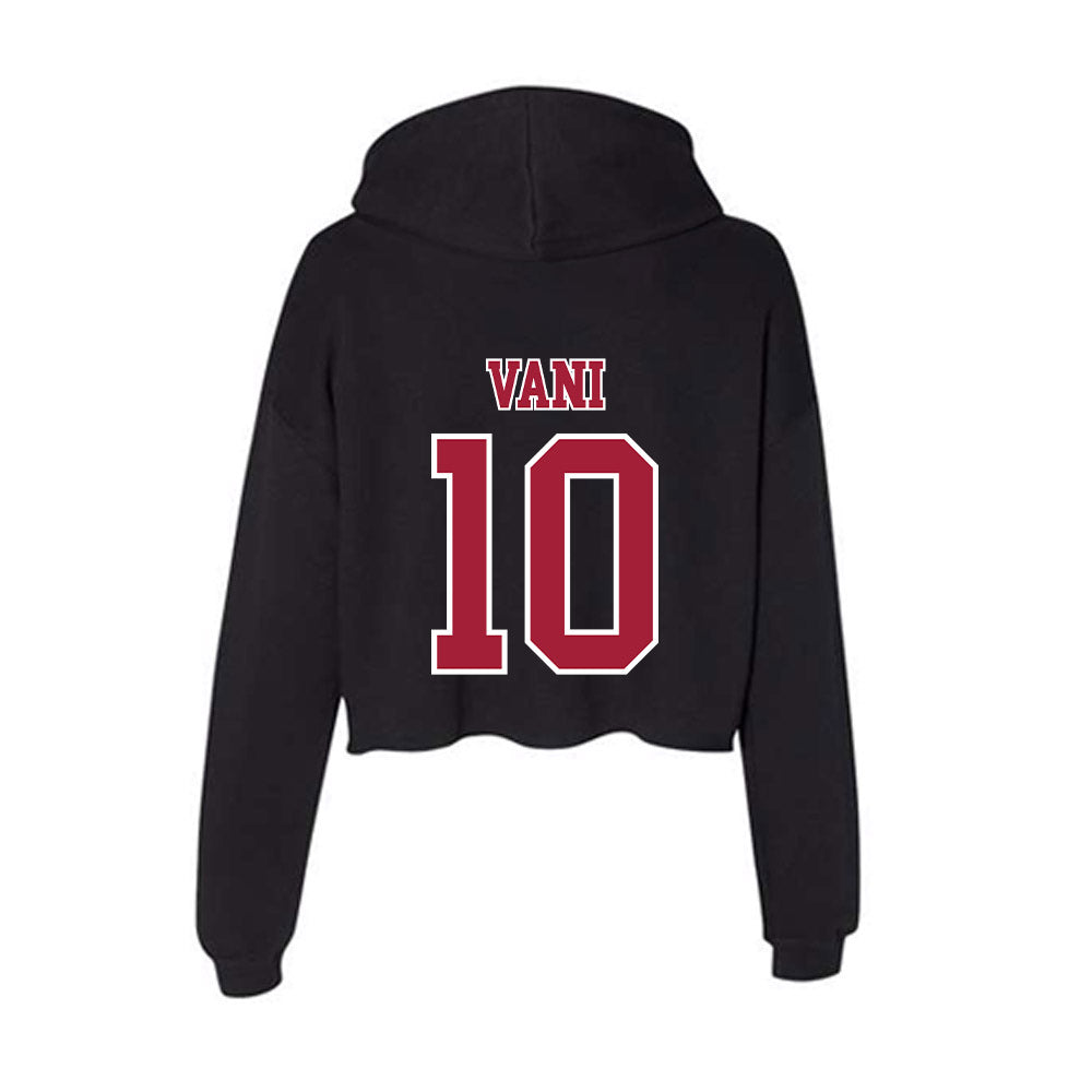St. Joe's - NCAA Men's Soccer : Patrick Vani - Women's Crop Fleece Hoodie-1