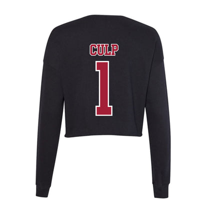 St. Joe's - NCAA Women's Field Hockey : Erika Culp - Women's Cropped Crew Fleece-1
