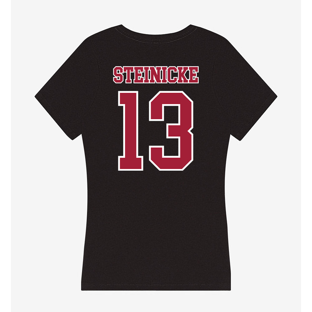 St. Joe's - NCAA Men's Soccer : Oskar Steinicke - Women's V-Neck T-Shirt-1