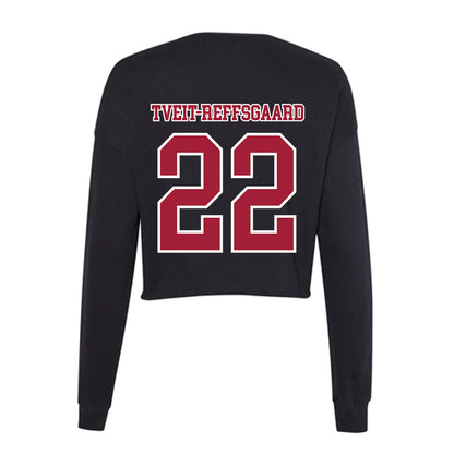St. Joe's - NCAA Men's Soccer : Herman Tveit-Reffsgaard - Women's Cropped Crew Fleece-1