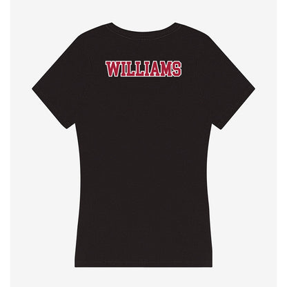St. Joe's - NCAA Men's Track & Field : Jalen Williams - Women's V-Neck T-Shirt-1