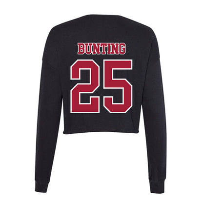 St. Joe's - NCAA Men's Soccer : Nate Bunting - Women's Cropped Crew Fleece-1
