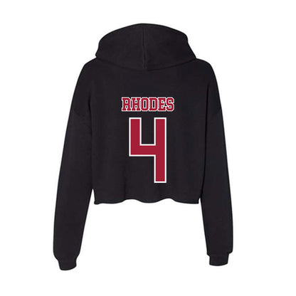 St. Joe's - NCAA Women's Soccer : Ashley Rhodes - Women's Crop Fleece Hoodie-1