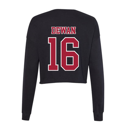 St. Joe's - NCAA Women's Field Hockey : Lily DeWan - Women's Cropped Crew Fleece-1