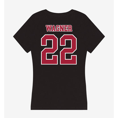 St. Joe's - NCAA Softball : Jenna Wagner - Women's V-Neck T-Shirt-1
