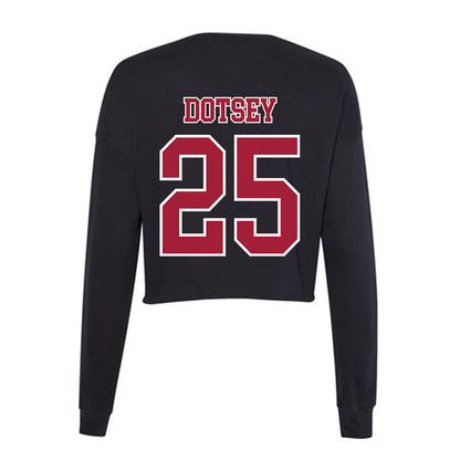 St. Joe's - NCAA Women's Basketball : Rian Dotsey - Women's Cropped Crew Fleece-1