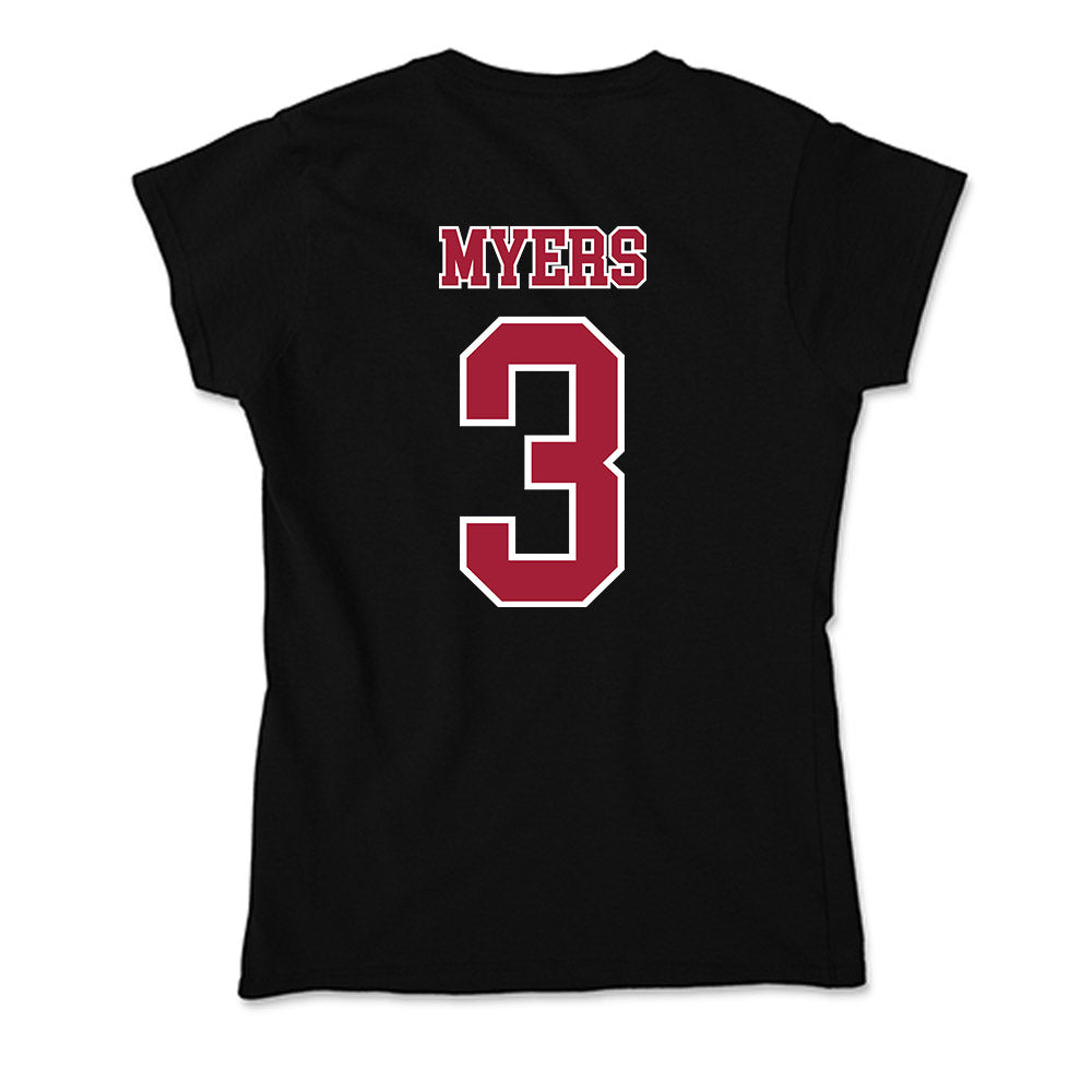 St. Joe's - NCAA Men's Basketball : Khaafiq Myers - Soft Style Women’s T-Shirt-1