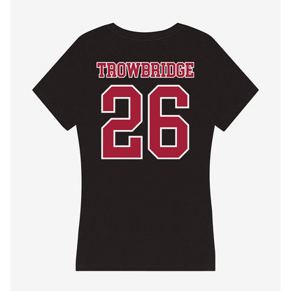 St. Joe's - NCAA Softball : Taylor Trowbridge - Women's V-Neck T-Shirt-1