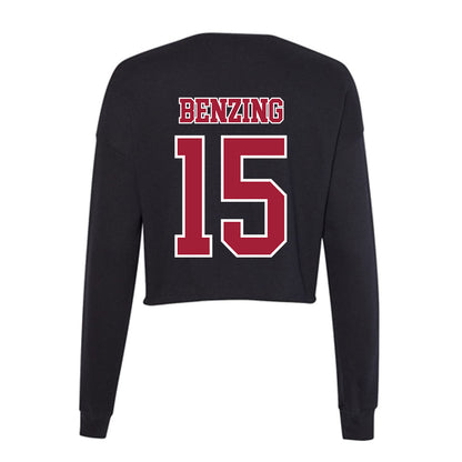 St. Joe's - NCAA Women's Soccer : Olivia Benzing - Women's Cropped Crew Fleece-1