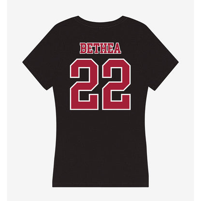 St. Joe's - NCAA Women's Basketball : Kaylinn Bethea - Women's V-Neck T-Shirt-1
