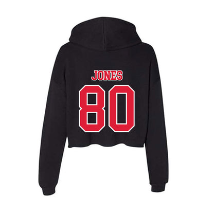 Lamar - NCAA Football : Nyir Jones - Women's Crop Fleece Hoodie-1
