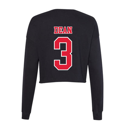 Lamar - NCAA Women's Basketball : Sabria Dean - Women's Cropped Crew Fleece-1