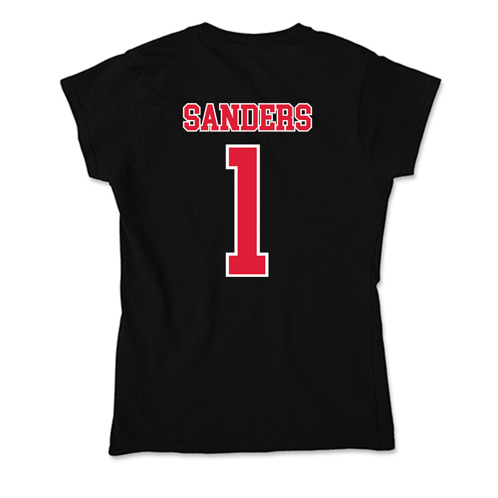 Lamar - NCAA Men's Basketball : Quinton Sanders - Soft Style Women’s T-Shirt-1