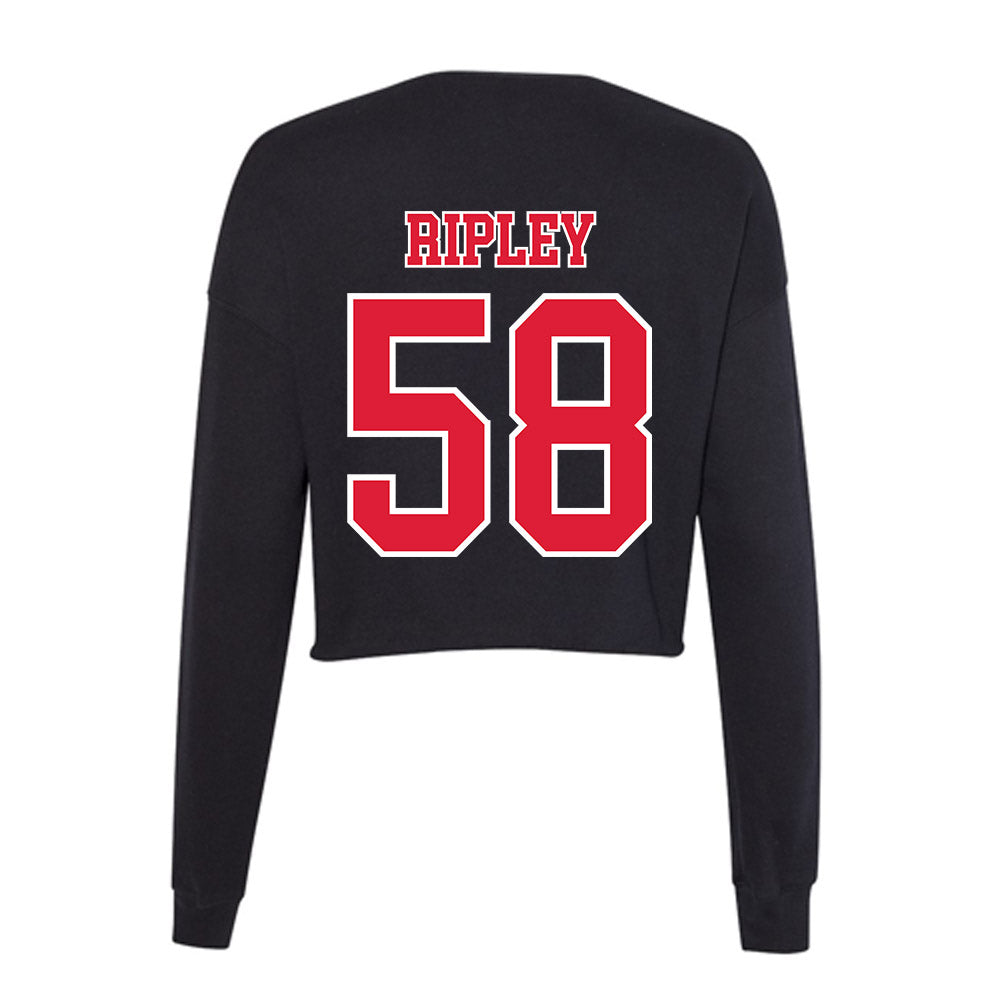 Lamar - NCAA Football : Elias Ripley - Women's Cropped Crew Fleece-1