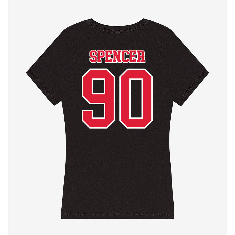 Lamar - NCAA Football : Grayden Spencer - Women's V-Neck T-Shirt-1