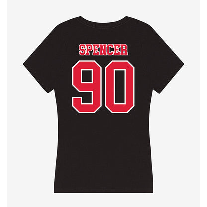 Lamar - NCAA Football : Grayden Spencer - Women's V-Neck T-Shirt-1